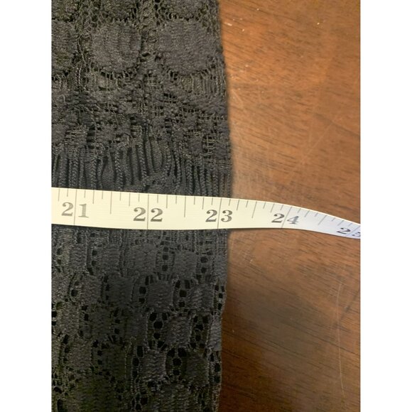 Tiana B. XXL Lace Scoop Neck Midi Sheath Dress Boho Grunge Black - Picture 7 of 9